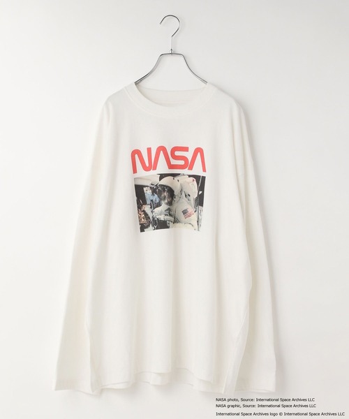LOWRYS FARM（ローリーズファーム）の「【160-170サイズ】ＮＡＳＡプリントロンＴＬＳ　593054（Tシャツ/カットソー・キッズ・ブラック/オフホワイト/グレー・FREE）」の11枚目の写真
