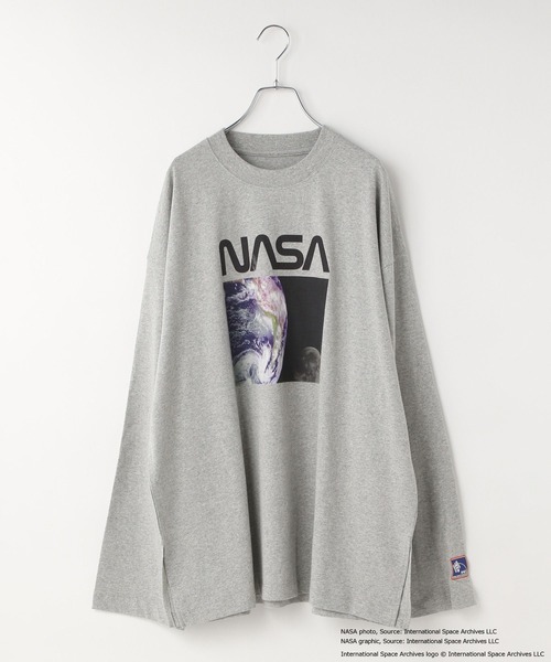 LOWRYS FARM（ローリーズファーム）の「【160-170サイズ】ＮＡＳＡプリントロンＴＬＳ　593054（Tシャツ/カットソー・キッズ・ブラック/オフホワイト/グレー・FREE）」の18枚目の写真