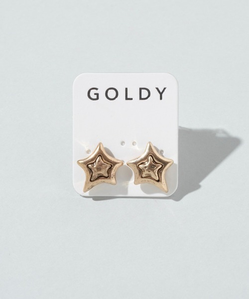 GOLDY(ゴールディ)の「【GOLDY】ヴィンテージ レイヤード スター ピアス 1251008(ピアス(両耳用)・レディース・ゴールド/シルバー/シルバー系その他・FREE)」の10枚目の写真