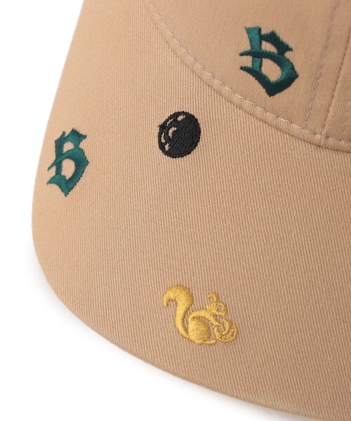 BEAMS GOLF（ビームスゴルフ）の「刺繍 総柄キャップ（キャップ・メンズ・ネイビー/ベージュ・FREE）」の5枚目の写真