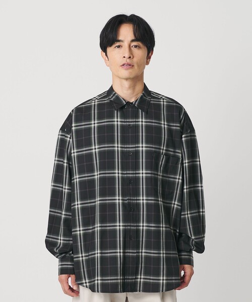 コティビューティアンドユース　メンズ　メリノウールシャツ koti BEAUTY&YOUTH＞メリノウール レギュラーカラー シャツ