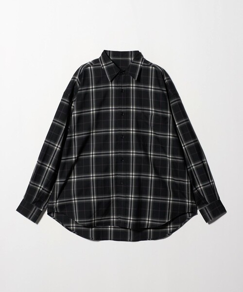 コティビューティアンドユース　メンズ　メリノウールシャツ koti BEAUTY&YOUTH＞メリノウール レギュラーカラー シャツ