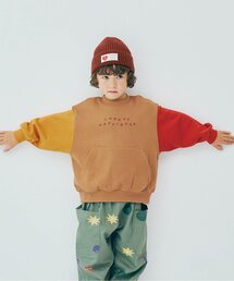 p.premier | 【ジュニア対応】ロゴ刺繍ポケットトレーナー(スウェット)