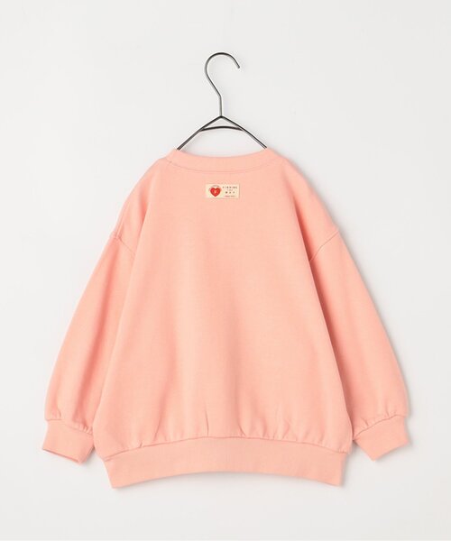 p.premier（ピードットプルミエ）の「【ジュニア対応】ロゴ刺繍ポケットトレーナー（スウェット・キッズ・グレー/サックスブルー/ベビーピンク/キャメル/ダークブラウン/イエロー・80/90/100/110/120/130/140）」の13枚目の写真