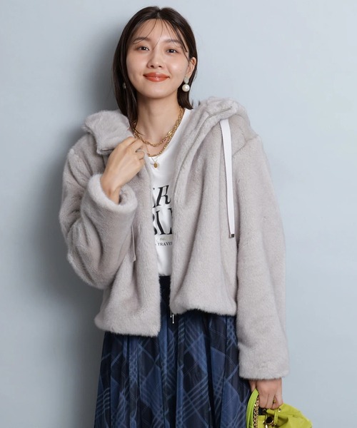 JUSGLITTY ダブルジップファーパーカー セール】ダブルジップファーパーカー（その他アウター）｜JUSGLITTY