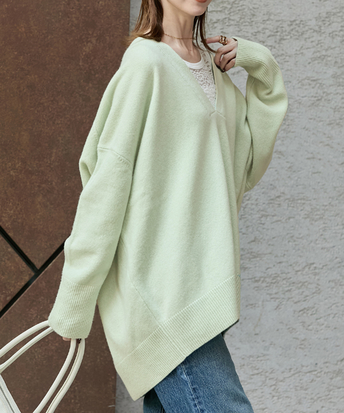 追加2》MUSIC DEEP V ルーズプルオーバー（ニット/セーター）｜JOURNAL