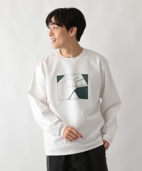 GLOBAL WORK（グローバルワーク）の「リッチクリーンスウェット/ロゴ/589104（スウェット・メンズ・ホワイト系7/ライトグレー/ワインレッド/ホワイト系6/カーキ/ブラック/ホワイト系5/チャコールグレー/ホワイト系4/ホワイト系8/モカ/ホワイト系3/グレー系9/ダークグリーン/ダークブルー/ライトパープル・X-SMALL/SMALL/MEDIUM/LARGE/X-LARGE/XX-LARGE/3XL）」の5枚目の写真