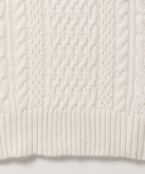 B:MING by BEAMS（ビーミングバイビームス）の「ビーミング by ビームス / ケーブルプルオーバー 2（ニット/セーター・レディース・チャコールグレー/ネイビー/ホワイト/ライトグレー・ONE SIZE）」の21枚目の写真