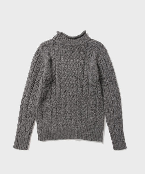 B:MING by BEAMS（ビーミングバイビームス）の「ビーミング by ビームス / ケーブルプルオーバー 2（ニット/セーター・レディース・チャコールグレー/ネイビー/ホワイト/ライトグレー・ONE SIZE）」の15枚目の写真