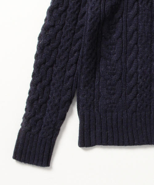 B:MING by BEAMS（ビーミングバイビームス）の「ビーミング by ビームス / ケーブルプルオーバー 2（ニット/セーター・レディース・チャコールグレー/ネイビー/ホワイト/ライトグレー・ONE SIZE）」の17枚目の写真