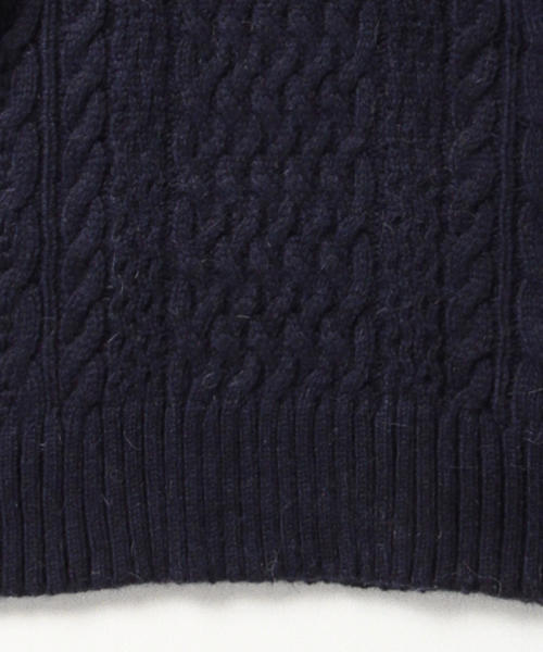 B:MING by BEAMS（ビーミングバイビームス）の「ビーミング by ビームス / ケーブルプルオーバー 2（ニット/セーター・レディース・チャコールグレー/ネイビー/ホワイト/ライトグレー・ONE SIZE）」の18枚目の写真
