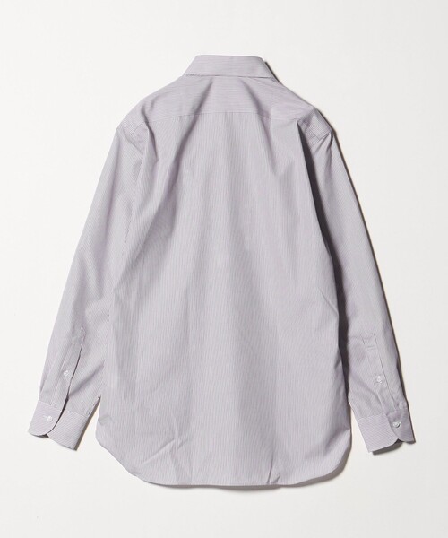 UNITED ARROWS(ユナイテッドアローズ)の「イージーケア AG オルタネイトストライプ ラウンドレギュラーカラーシャツ 抗菌防臭(ビジネスシャツ・メンズ・ワイン・41cm/39cm/40cm/37cm/38cm)」の3枚目の写真