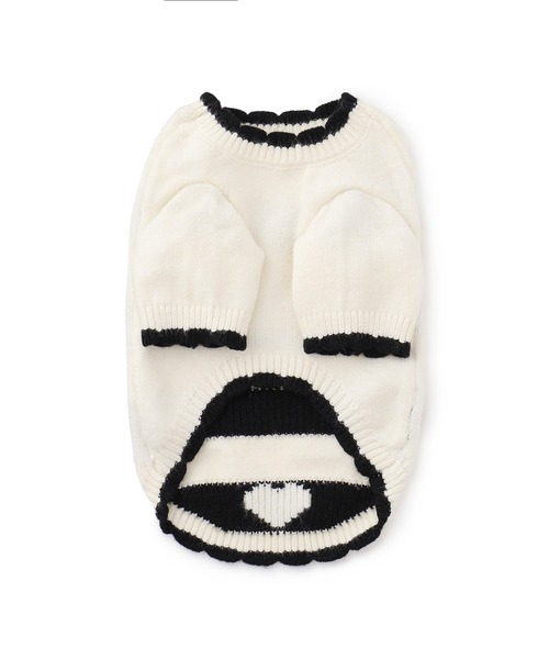 ROPE' PICNIC（ロペピクニック）の「【DOG】ランダムハートニット（ペットウェア・レディース・ブラック/レッド・M size/S/M/L）」の11枚目の写真