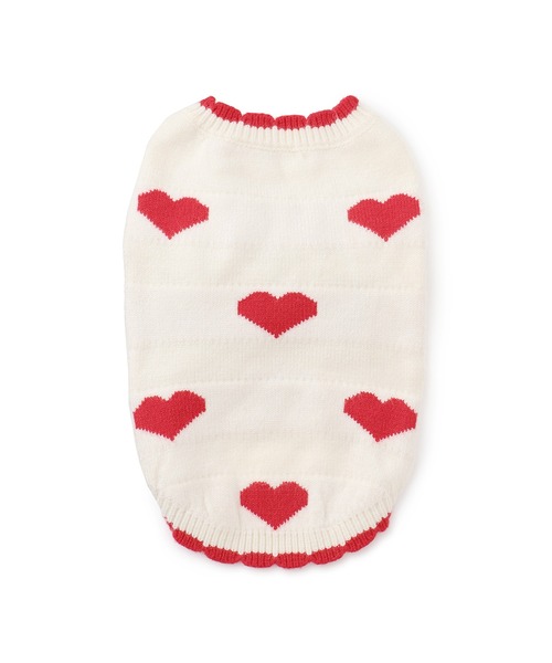 ROPE' PICNIC（ロペピクニック）の「【DOG】ランダムハートニット（ペットウェア・レディース・ブラック/レッド・M size/S/M/L）」の12枚目の写真