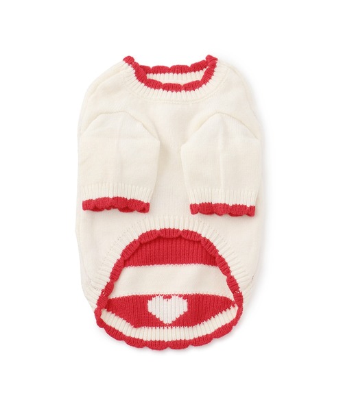ROPE' PICNIC（ロペピクニック）の「【DOG】ランダムハートニット（ペットウェア・レディース・ブラック/レッド・M size/S/M/L）」の14枚目の写真