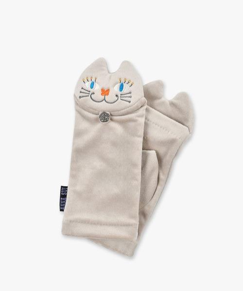 ANNA SUI（アナスイ）の「TITI フード付き 2WAY手袋（手袋・レディース・ライトピンク/ブラック/グレー/ライトグレー・FREE）」の3枚目の写真