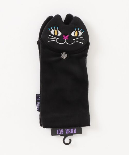 ANNA SUI（アナスイ）の「TITI フード付き 2WAY手袋（手袋・レディース・ライトピンク/ブラック/グレー/ライトグレー・FREE）」の5枚目の写真