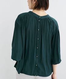 le.coeur blanc | パウダーサテン2WAYブラウス(シャツ/ブラウス)