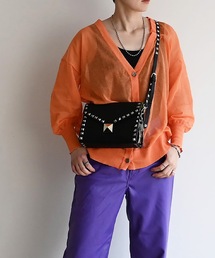 COMMON WARE（コモンウェアー）の「EM:cheek チーク studs shoulder/スタッズ ショルダー（ショルダーバッグ・キッズ）」