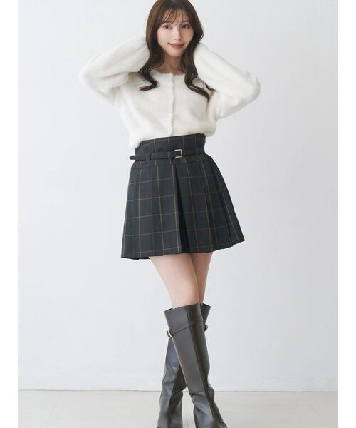 MERCURYDUO(マーキュリーデュオ)の「ミニシャギークルーネックカーディガン(カーディガン/ボレロ・レディース・アイボリー/グレー/ベビーピンク/ラベンダー・FREE)」の17枚目の写真