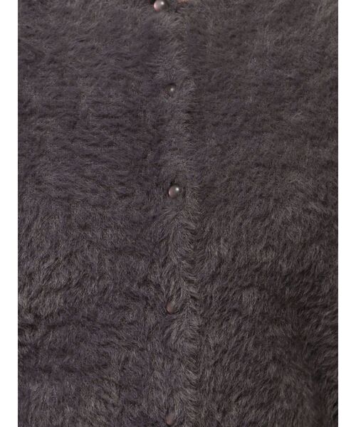 MERCURYDUO(マーキュリーデュオ)の「ミニシャギークルーネックカーディガン(カーディガン/ボレロ・レディース・アイボリー/グレー/ベビーピンク/ラベンダー・FREE)」の19枚目の写真