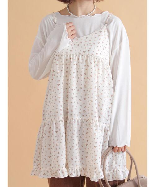 ehka sopo(エヘカソポ)の「◎シアーメローカットソー(Tシャツ/カットソー・レディース・ブラック/オフホワイト/ベージュ・F)」の19枚目の写真