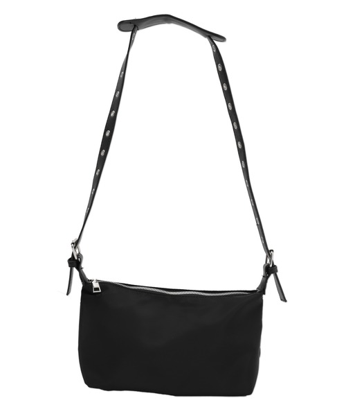 Figments(フィグメンツ)の「アイレットベルトミニハンドルBAG(ショルダーバッグ・レディース・ブラック・FREE)」の2枚目の写真