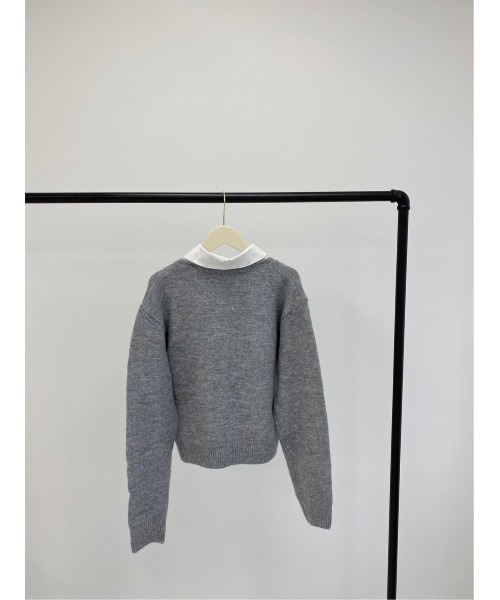 jumelle（ジュメロ）の「襟付き2wayカーディガン（カーディガン/ボレロ・レディース・グレー・FREE）」の22枚目の写真