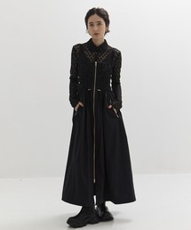 STUDIOUS（ステュディオス）の「パネルクロスロングワンピース