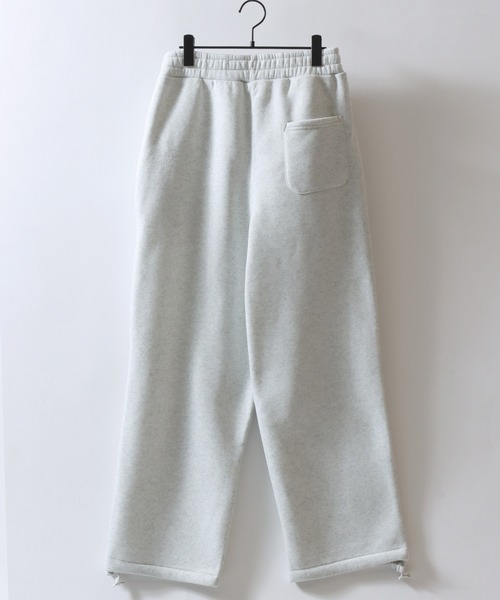 SITRY(シトリー)の「Heavy Weight Wide Silhouette Sweat Pants/ヘビーウェイト 裏起毛 ドローコード ワイドスウェットパンツ セットアップ対応(スウェットパンツ・メンズ・オートミール/チャコール/バーガンディー/グレー/ブラック・M/L/LL)」の22枚目の写真
