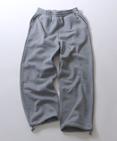 SITRY(シトリー)の「Heavy Weight Wide Silhouette Sweat Pants/ヘビーウェイト 裏起毛 ドローコード ワイドスウェットパンツ セットアップ対応(スウェットパンツ・メンズ・オートミール/チャコール/バーガンディー/グレー/ブラック・M/L/LL)」の7枚目の写真