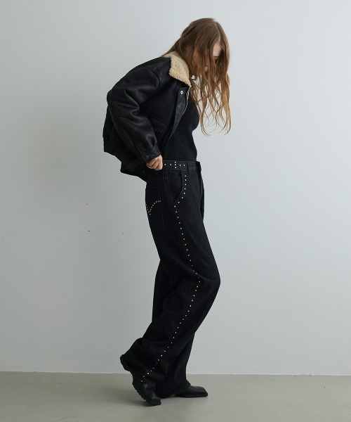 オーバーサイズムートンライクジャケット