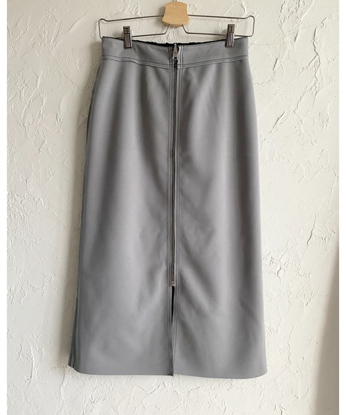She's Closet(シーズクローゼット)の「配色バイカラー ロング丈 タイト フロントジップスカート(スカート・レディース・ブラック/ネイビー/ブラウン・FREE)」の12枚目の写真