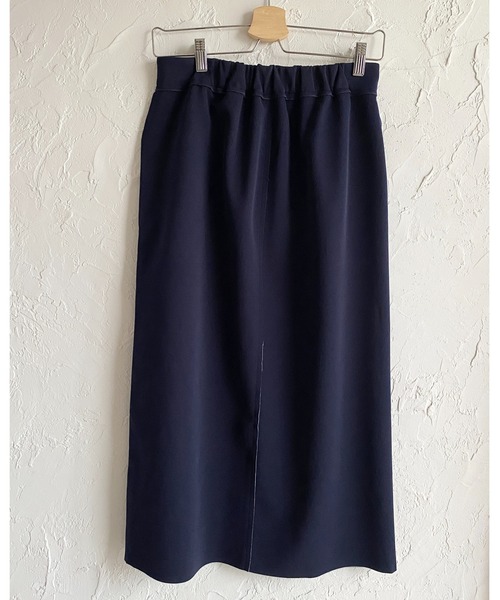 She's Closet(シーズクローゼット)の「配色バイカラー ロング丈 タイト フロントジップスカート(スカート・レディース・ブラック/ネイビー/ブラウン・FREE)」の21枚目の写真