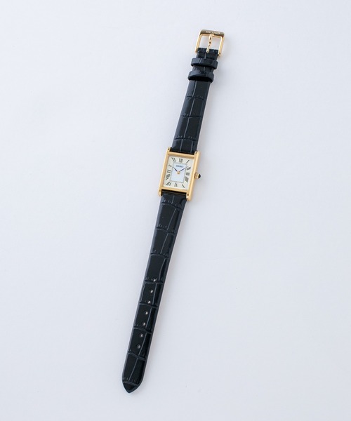 SEIKO/セイコー コラボレーション スクエア ゴールド×ブラック
