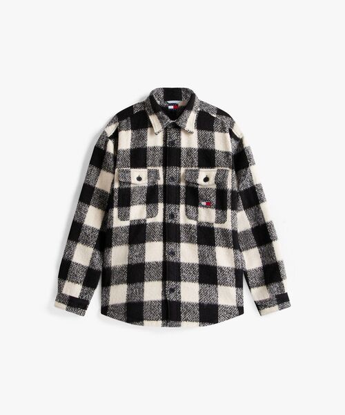 tommy jeans(トミー ジーンズ)の「チェックオーバーシャツ(シャツ/ブラウス・メンズ・ブラック・MEDIUM/X-LARGE/LARGE/SMALL)」の5枚目の写真