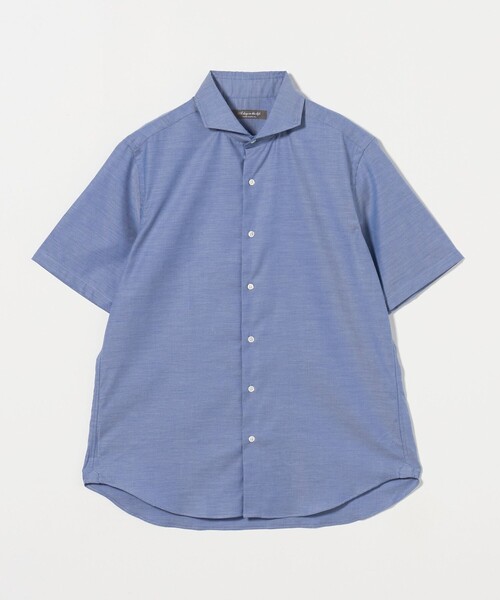 A DAY IN THE LIFE UNITED ARROWS(アデイインザライフユナイテッドアローズ)の「ドビークロス カッタウェイカラー ブルーシャツ-イージーケア-<A DAY IN THE LIFE>(シャツ/ブラウス・メンズ・ライトブルー/ロイヤルブルー/コバルトブルー・L/M/XL)」の1枚目の写真
