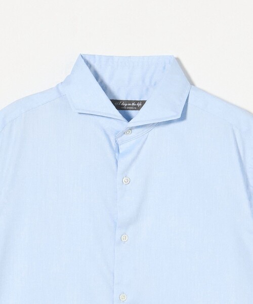 A DAY IN THE LIFE UNITED ARROWS(アデイインザライフユナイテッドアローズ)の「ドビークロス カッタウェイカラー ブルーシャツ-イージーケア-<A DAY IN THE LIFE>(シャツ/ブラウス・メンズ・ライトブルー/ロイヤルブルー/コバルトブルー・L/M/XL)」の21枚目の写真