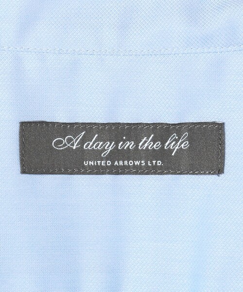 A DAY IN THE LIFE UNITED ARROWS(アデイインザライフユナイテッドアローズ)の「ドビークロス カッタウェイカラー ブルーシャツ-イージーケア-<A DAY IN THE LIFE>(シャツ/ブラウス・メンズ・ライトブルー/ロイヤルブルー/コバルトブルー・L/M/XL)」の9枚目の写真