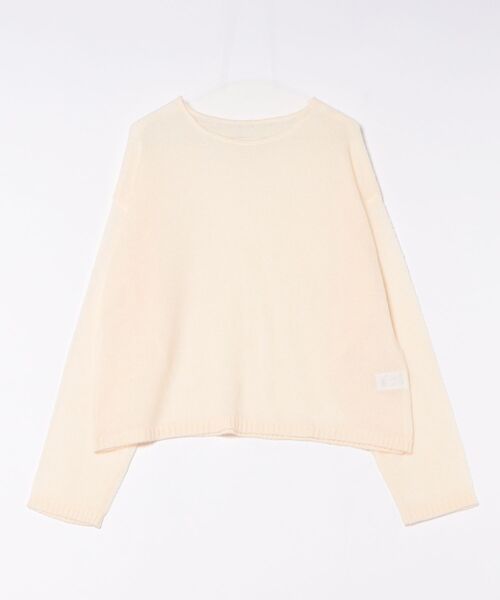 STYLEBLOCK（スタイルブロック）の「ニットシアープルオーバー（ニット/セーター・レディース・グレー/アイボリー/サックスブルー/ブラウン・M）」の2枚目の写真