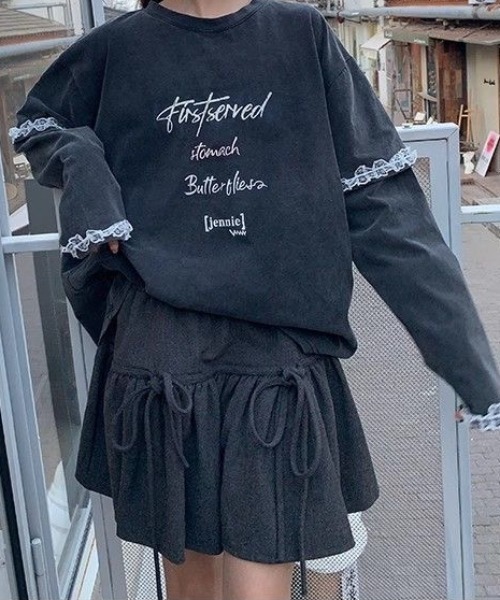 セール】リボン付きギャザースカート（スカート）｜ViViDAY（ビビデー