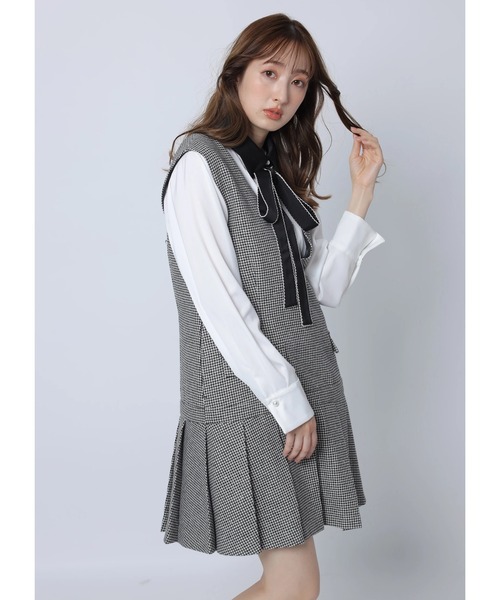 【美品】Apuweiser-riche ロー切替プリーツジャンスカ ロー切替プリーツジャンスカ（ワンピース）｜Apuweiser-riche