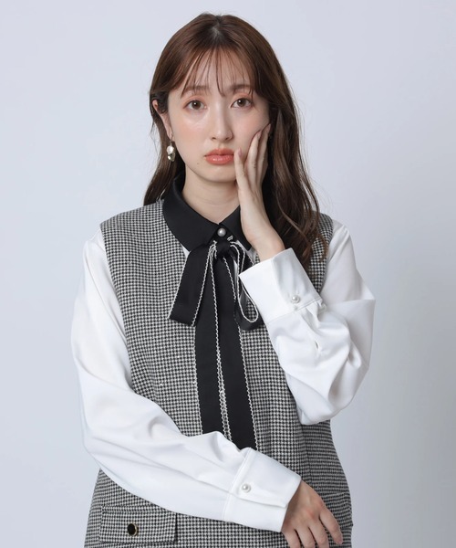 ロー切替プリーツジャンスカ（ワンピース）｜Apuweiser-riche