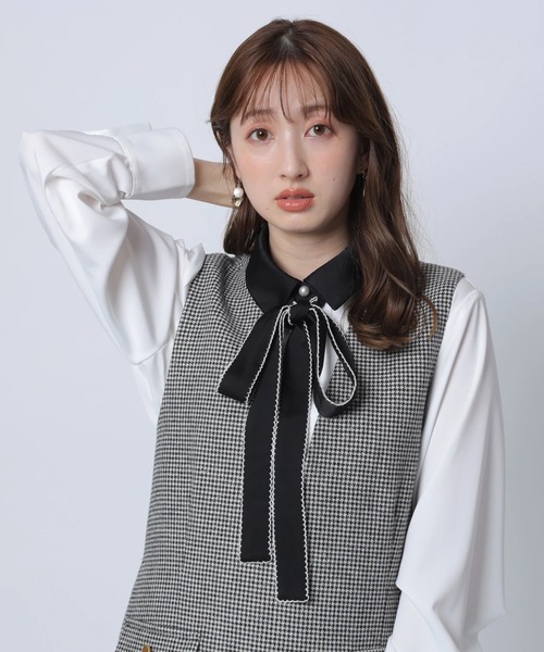 ロー切替プリーツジャンスカ（ワンピース）｜Apuweiser-riche