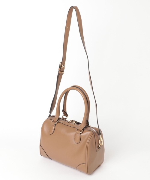 GLOBAL WORK（グローバルワーク）の「2WAYミニボストン/595750（ボストンバッグ・レディース・ブラック系その他/ブラック/ベージュ・FREE）」の2枚目の写真