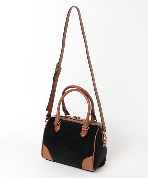 GLOBAL WORK（グローバルワーク）の「2WAYミニボストン/595750（ボストンバッグ・レディース・ブラック系その他/ブラック/ベージュ・FREE）」の14枚目の写真