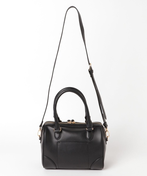 GLOBAL WORK（グローバルワーク）の「2WAYミニボストン/595750（ボストンバッグ・レディース・ブラック系その他/ブラック/ベージュ・FREE）」の16枚目の写真