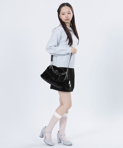 MARY QUANT（マリークワント）の「デイジーシアー ソックス（ソックス/靴下・レディース・ホワイト/ブラック・FREE）」の5枚目の写真