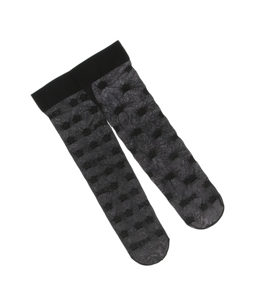 MARY QUANT（マリークワント）の「デイジーシアー ソックス（ソックス/靴下・レディース・ホワイト/ブラック・FREE）」の8枚目の写真