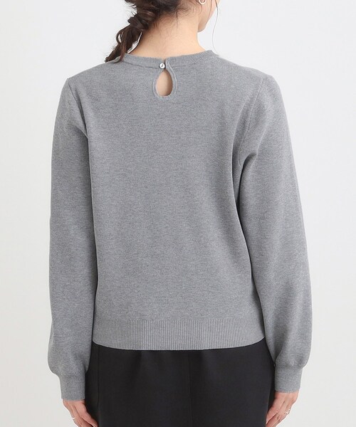 セール】【襟取り外し可/S-LL】上品見え レース襟ニット（ニット